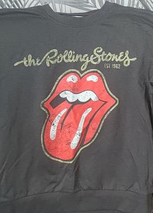 Худи rolling stones синсей 140 см + в подарок бежевый однотонный худи