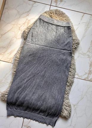Довга сіра жіночі юбка від massimo dutti italy yarn