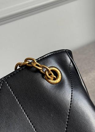 Кожаная сумка мешочек saint laurent jamie shopping in lambskin
