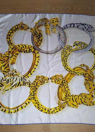Cartier роскошь и шик, прекрасный шелковый платок от известного бренда