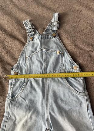 Дитячий джинсовий комбінезон zara 5