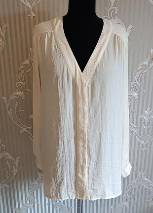 Стильная легкая блуза цвета шампань h&amp;m