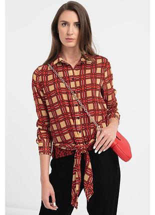 Оригинальная рубашка на завязке от голландского бренда