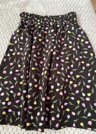 Спідниця з тюльпанами