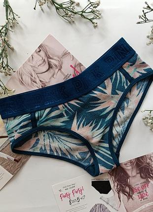 Трусики коттоновые трусы в рубчик punk victoria's secret s c 8 36 44