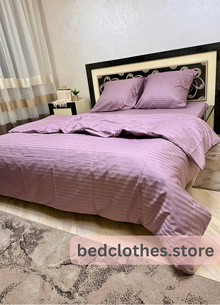 Комплект постельного белья сатин страйп сатин розовое постельное белье сатин розовая евро семейный двухспалка полуторачка
