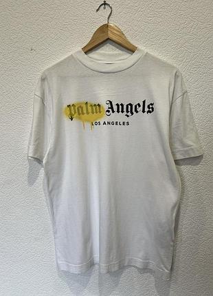 Чоловіча футболка palm angels біла базова