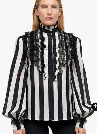 Блуза zara у смужку