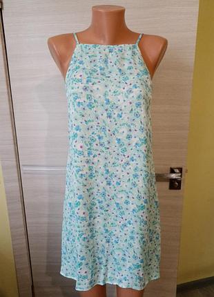 Сарафан з натуральної тканини, шовковистої віскози, розмір 16,  легкий, бренду primark, стан нової речі