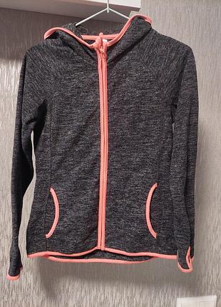 Кофта флисовая на девочку 10-12 лет