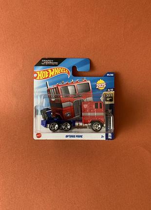 Машинка хот вілс оптімус прайм optimus prime hot wheels 2025