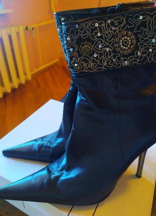 Чоботи демі р. 36 натуральна шкіра тм fermani