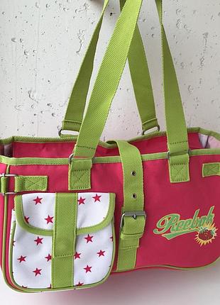 Женская летняя текстильная сумка reebok