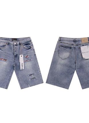 Джинсовые шорты purple. шорты purple brand. 28-38p