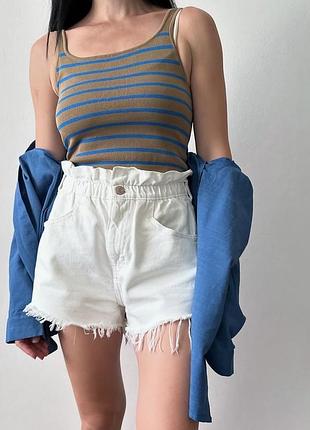 Майка в полоску від zara, р.m