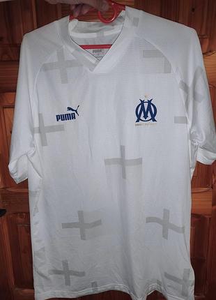 Спорт фірмова футбольна футболка olympique de marseille new. puma jersey.л