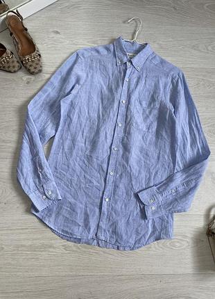 Лляна сорочка massimo dutti