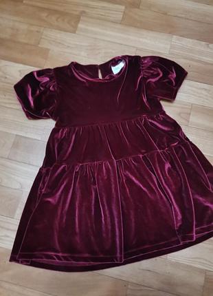 Платье zara для малышки  110см