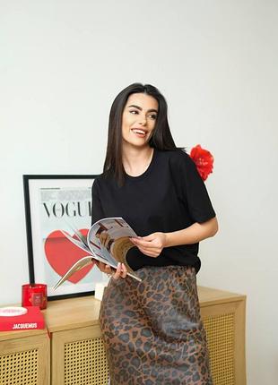 Леопардова сатинова спідниця
шовкова спідниця лео розпродаж 7