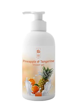 Гель для душу " ананас та мандарин" , 750 мл