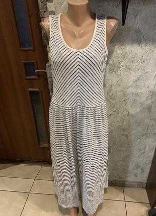 Платье трикотажное летнее 48-50