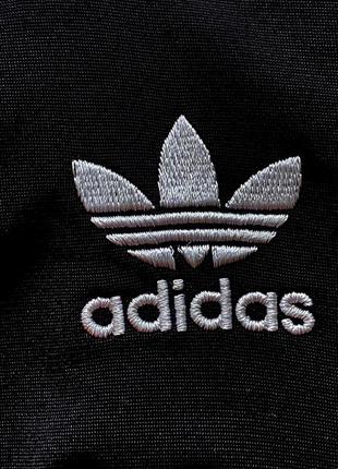 Худи балахон adidas черный с белыми полосками3 фото