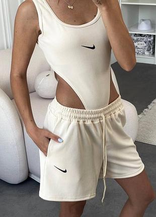 Костюм.шорти+боді😍