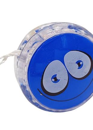 Детская игрушка антистресс йо-йо м 2875(blue) свет