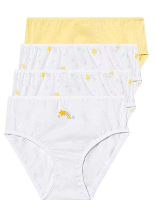 Lupilu. трусики сліпи дівчинці набором 4 штуки.