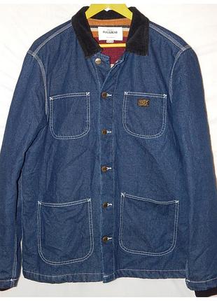 Джинсовая куртка в стиле workstyle pull & bear. size m