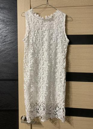 Летнее платье {белое } 3
