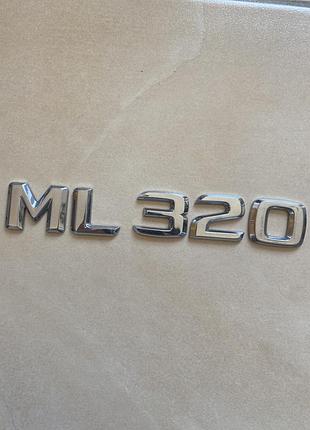 Хромированная автомобильные эмблемы шильдик mercedes-benz ml 320