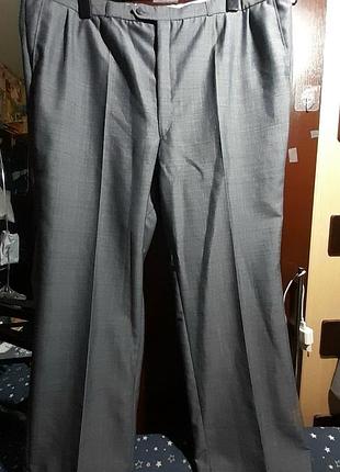 Ого-го какой размерчик мужские классические брюки с манжетами большой размер, брюки батал