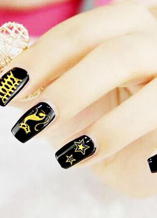 3d наклейки на ногти.