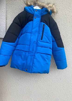 Куртка зимняя george на мальчика 6-7 лет 116-122 см.