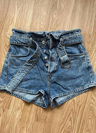 Джинсовые шорты h&m divided, размер 36 (s)
