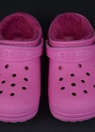 Crocs. оригинал. вьетнам. клоги crocs утепленные. кроксы клоги с флисом.