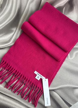 Новий стильний яскравий теплий шарф johnstons 100%lambswool