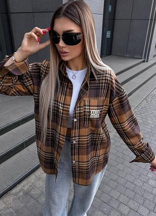 Рубашка в клетку