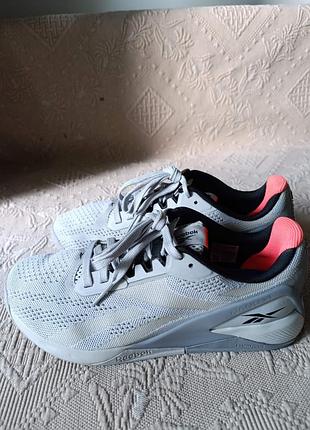 Кроссовки мужскиеreebok размер 40.5 серые