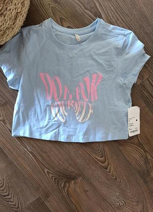 Коротка футболка топ only