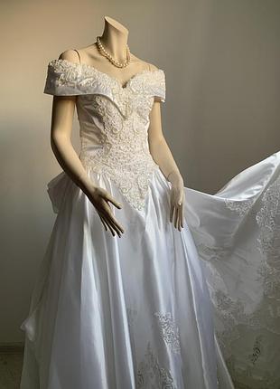 Вінтажна весільна сукня флейф бальна весільна сукня/бальна сукня вінтаж