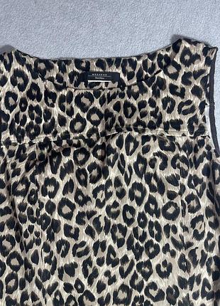 Weekend max mara коттоновое платье леопардовый принт 3