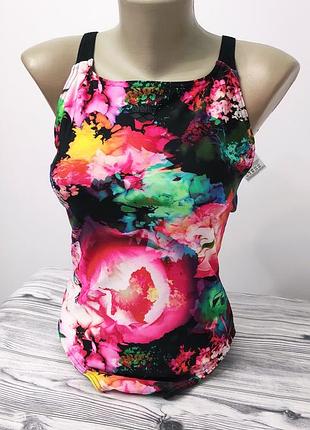 Цельный яркий спортивный купальник arena р.44-46\xs-s на подкладке