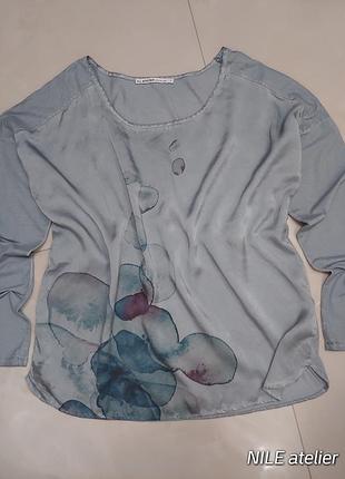 Оригинальная шелковая блуза от швейцарского бренда nile 1+1=3🎁на все❗