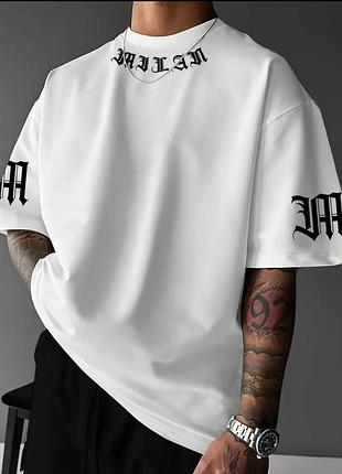 Чоловіча футболка в стилі міського стилю мілан