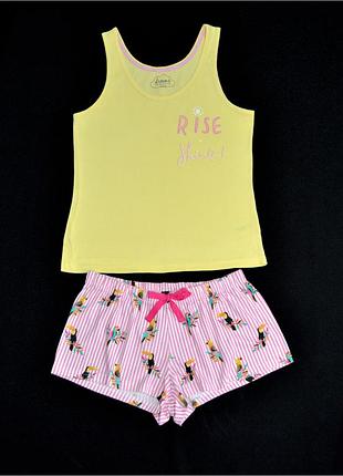 Пижама nutmeg трикотаж хлопок р.s\m