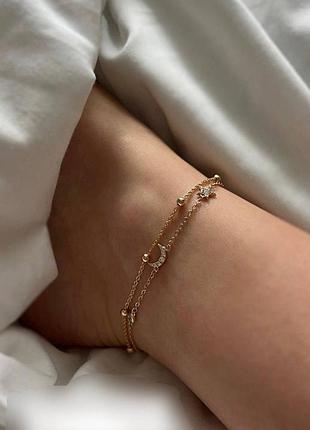 Браслет на ногу xuping медичний сплав медичне золото