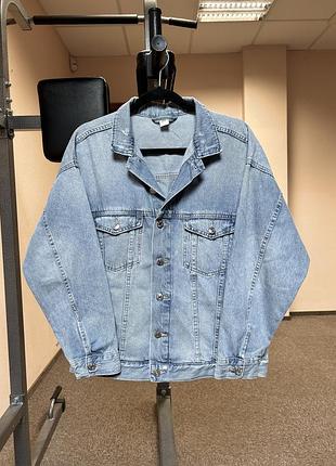 Жіноча джинсова куртка/бомбер/джинсівка h&m s