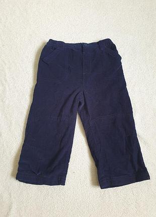 Вельветові штани на підкладці